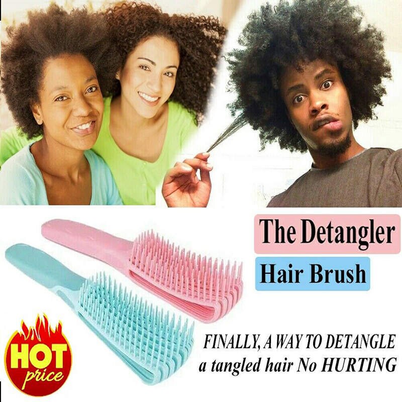 The EZ Detangler Hair Brush Comb Anti-Static Scalp Comb Hair Brush Styling Tools