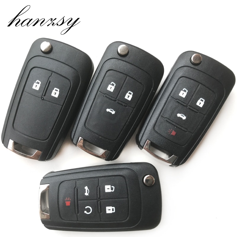 2/3/4/5 Knoppen Afstandsbediening Sleutel Shell Voor Opel Vauxhall Insignia Astra Zafira C Flip Folding Key Case Cover