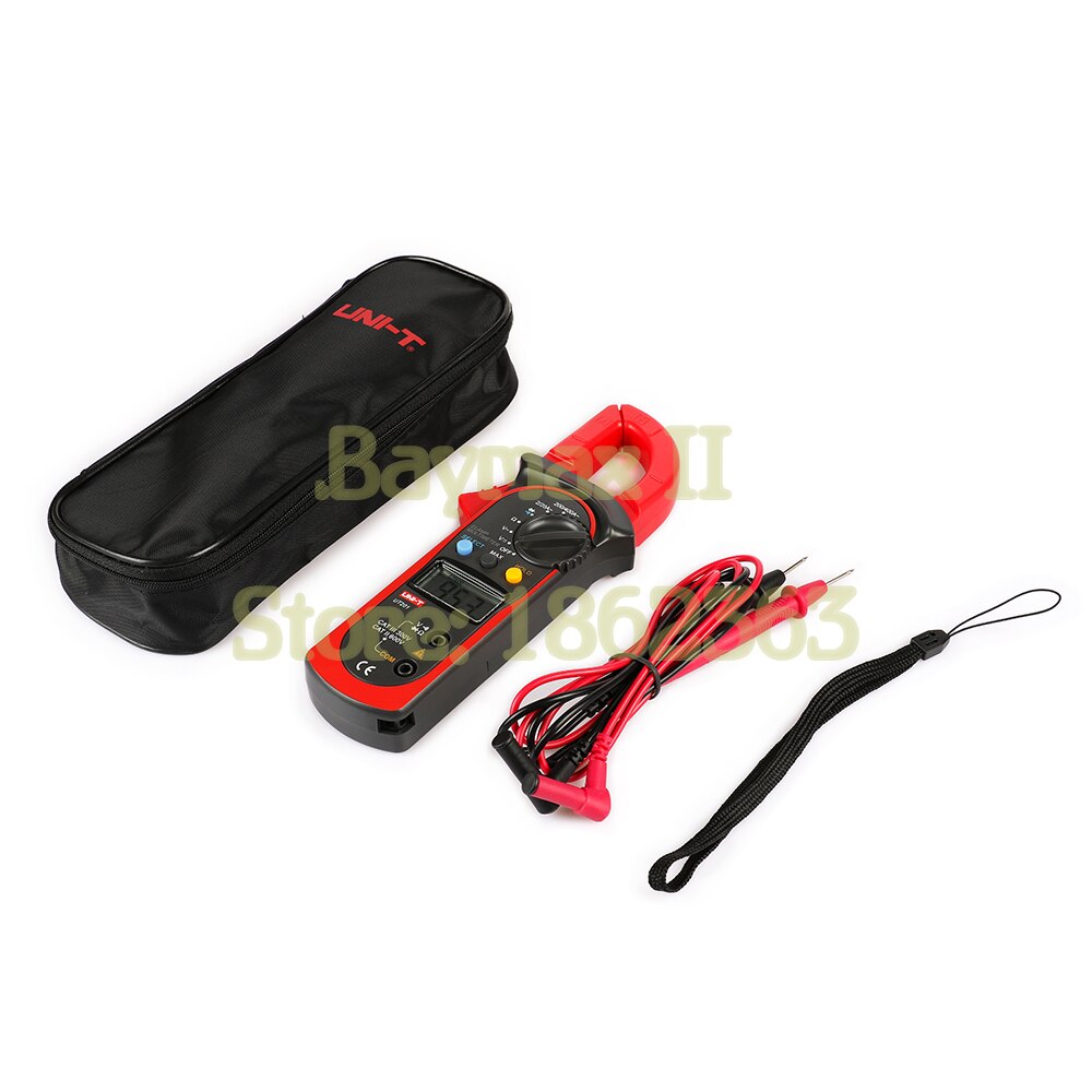 UNI-T UT201 1999 Counts Digital Auto Range Clamp Multimeter with 400A AC Current Test and Continuity Buzzer