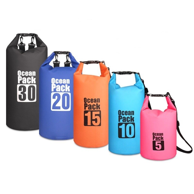 Pvc Zak Waterdichte Tas 2L Outdoor Zwemmen Tas Duiken Compressie Opslag Dry Bag Voor Man Vrouwen Kajakken Rugzak Strand Tassen