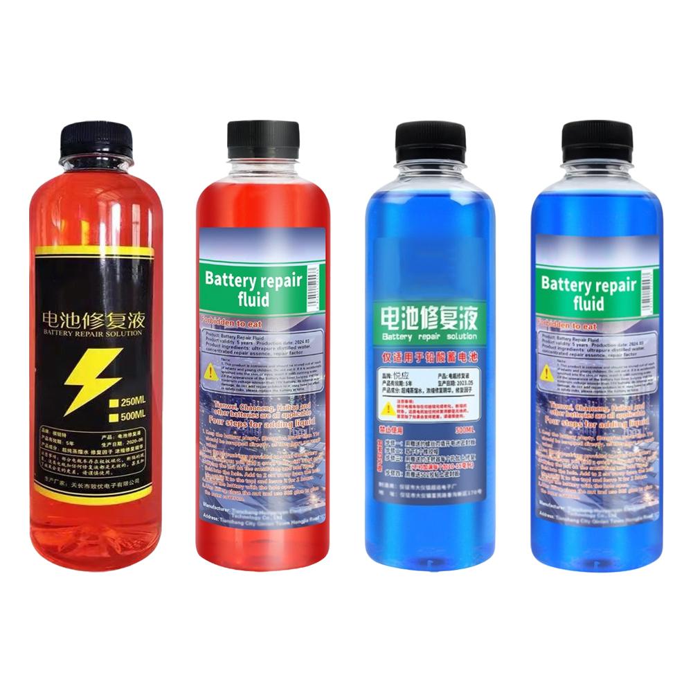 Solution liquide de dominoration de la santé des batteries pour acide de plomb 24.com, nettoyant d'additifs et de terminaux, solution de renouvellement de batterie