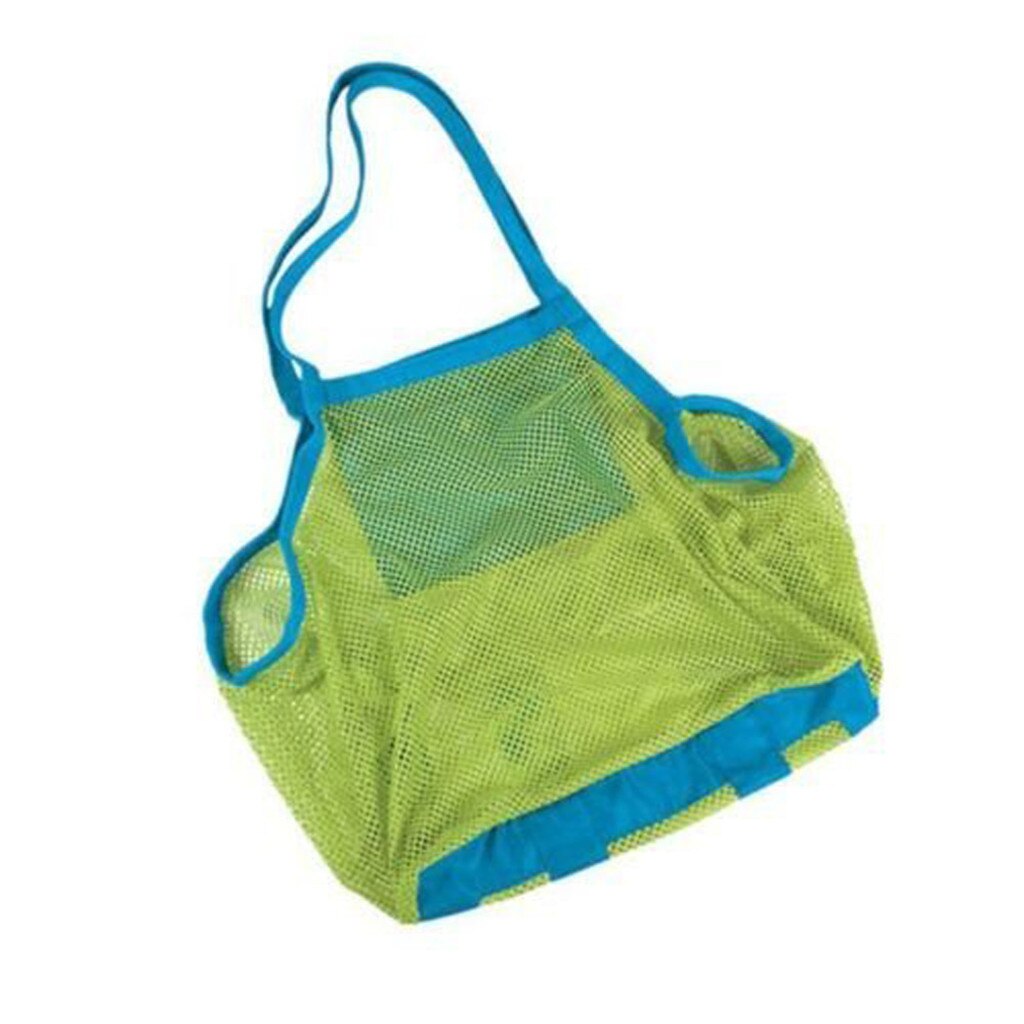 Grote Mesh Tote Bag Kleding Speelgoed Dragen Alle Zand Weg Strandtas Outdoor Draagbare Hand Tas Zwemmen Sport Speelgoed Opslag voor Kids