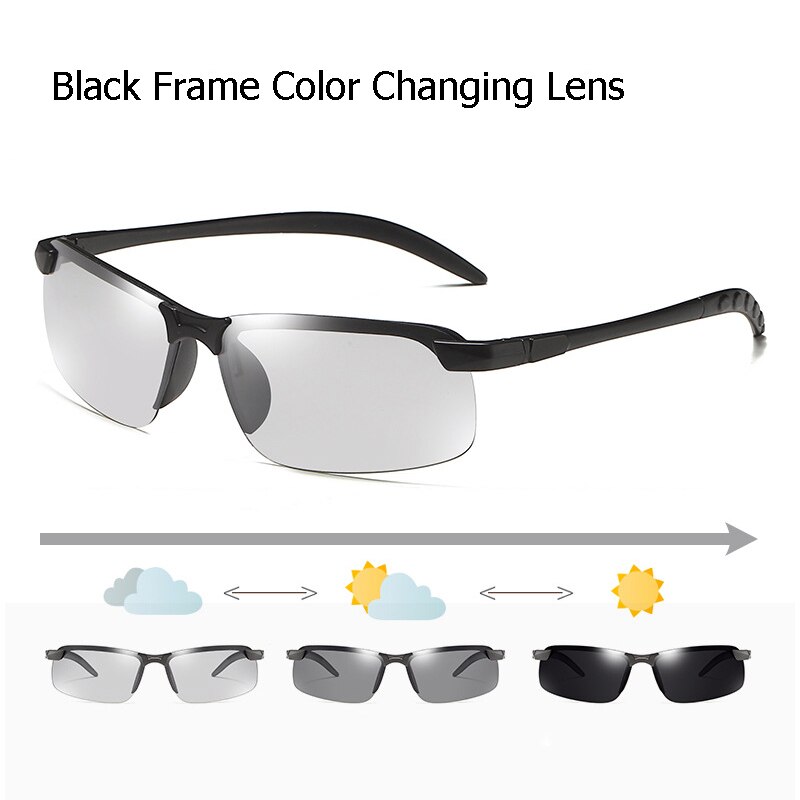 Lente cambiante de Color gafas de ciclismo polarizadas fotocrómicas gafas para bicicleta de montaña montar en bicicleta de pesca gafas AC0256