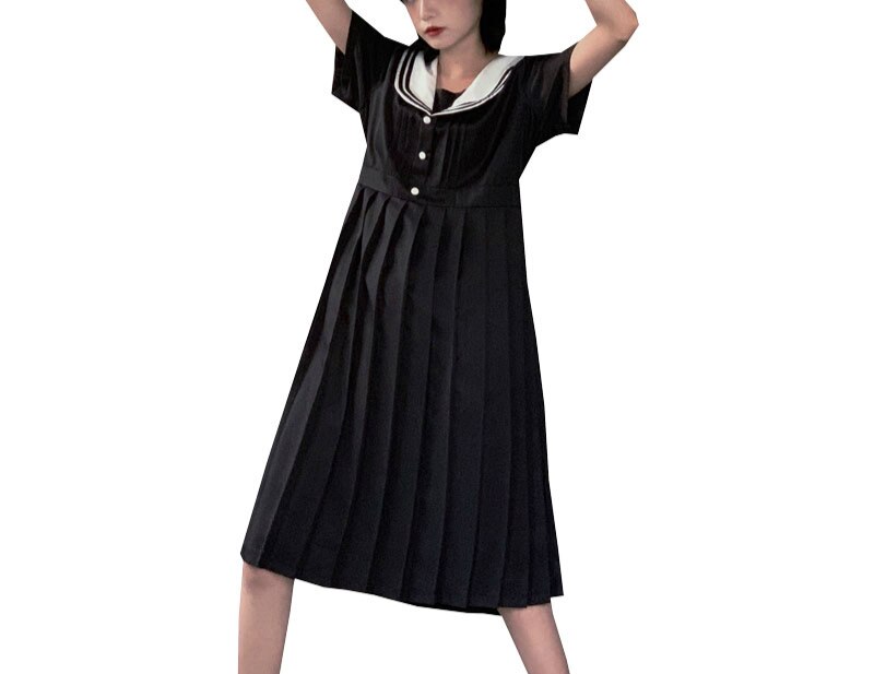 Japanese School Plaid Jumper Skirt with Ruffles Cute Harajuku Style main image 0
