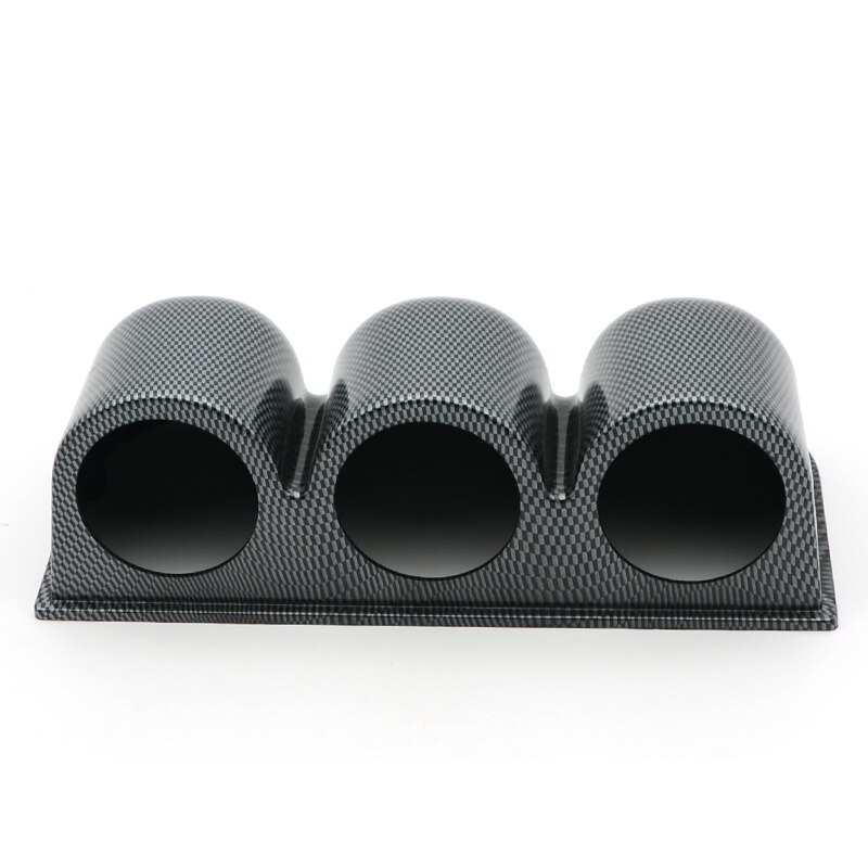 Dragon Gauge 52Mm Auto Gauge Pod Universal Carbon Enkel Dubbel Triple Auto Meter Houder Voor 2 Inch 52Mm meters