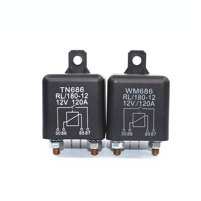 Relé automotriz de Motor de camión 24V/12V 200A/100A/120A Tipo Continuo relé modular automotriz: 12V1.8W120A