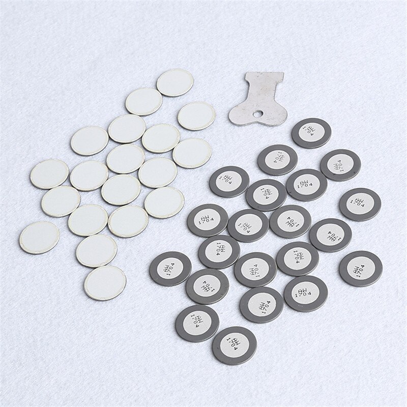 20mm Ultrasonic Atomizer Sheets 1.7MHZ Ultrasonic Oscillation Plates 40 PCS Ultrasonic Humidifier Parts