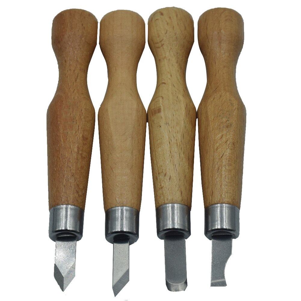 12- stykke udskæring kniv håndlavet træ udskæring kniv / gravering værktøj / værktøj kniv diy udskæring sæt