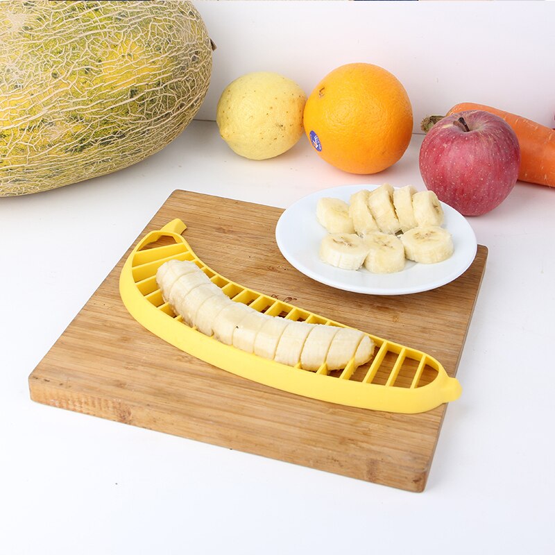 Banan slicer cutter for frukt banan kniv frukt slicer fruktsalat viktig