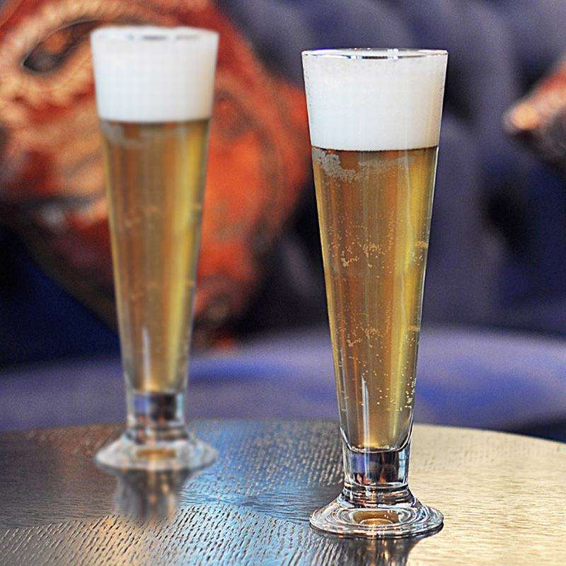 400ml ølglass fortykket vinglass ølkopp-logo er tilgjengelig til barer og restauranter