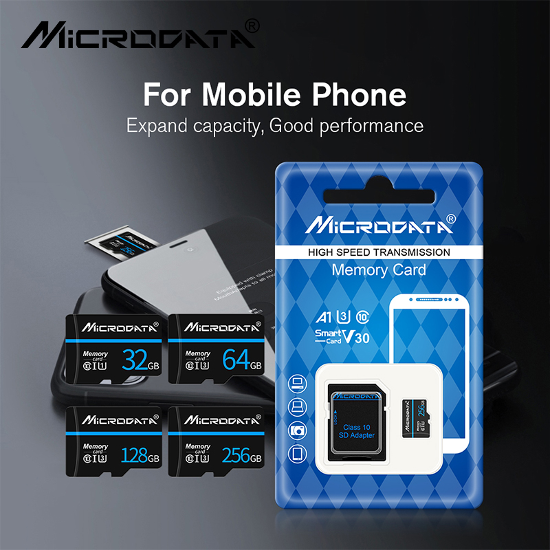 High Speed Flash Memory Mirco TF SD Card 256GB 128GB 64GB 32GB 16GB 8GB 4GB Class 10 U3 mirco Cartao De Memoria for Smartphone