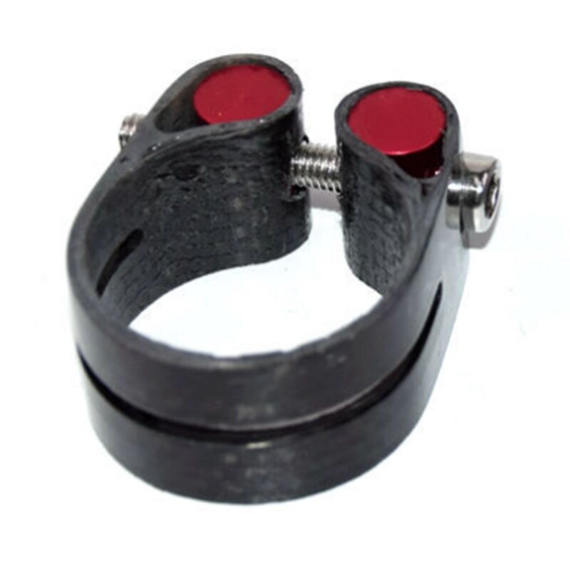 Carbon Fiber Mountain Bike Seat Post Clamp Road Bike Seat Post Clamp Suitable for 30.8/31.6MM Seat Post