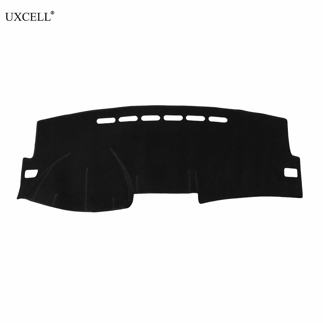 Uxcell cubierta del salpicadero del coche antideslizante negro estera del salpicadero almohadilla del sol para 2007 Toyota Corolla