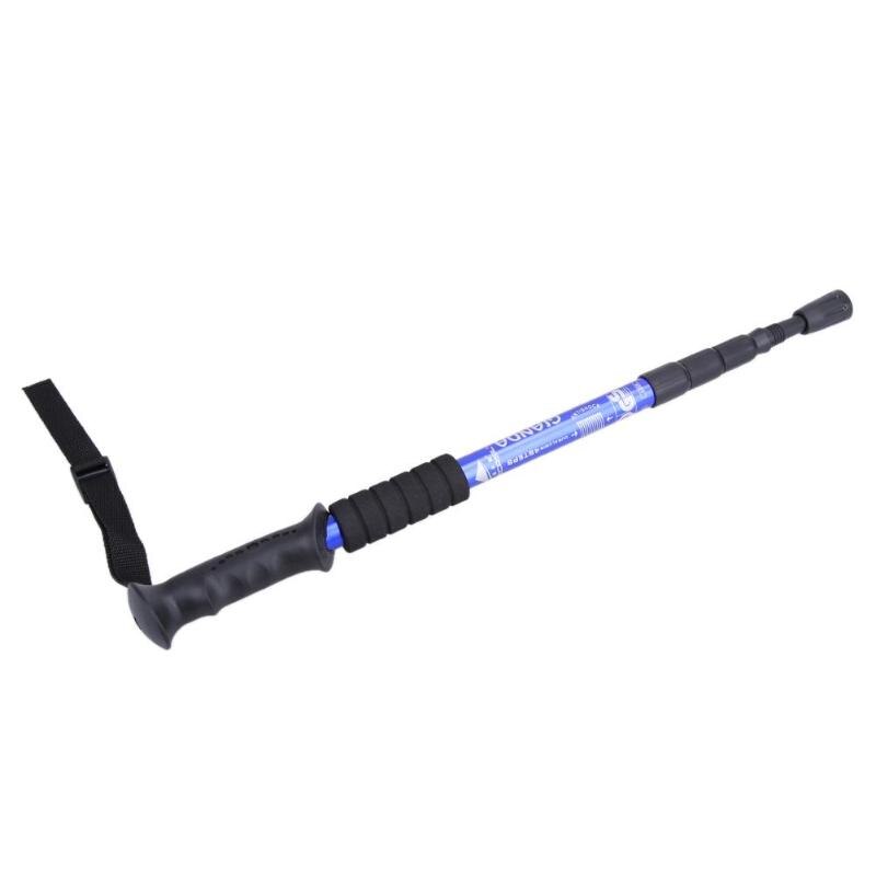 4 Section Adjustable Canes Stick Poles Trekking Ultralight Telescopic Pole Cane for Hiking Folding Walking Wticks Walking Hiking