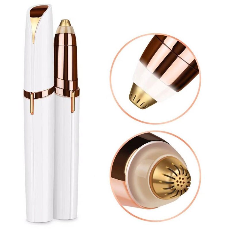 Mini stylo rasoir électrique pour femmes, rechargeable par USB, indolore, pour sourcils, visage et corps