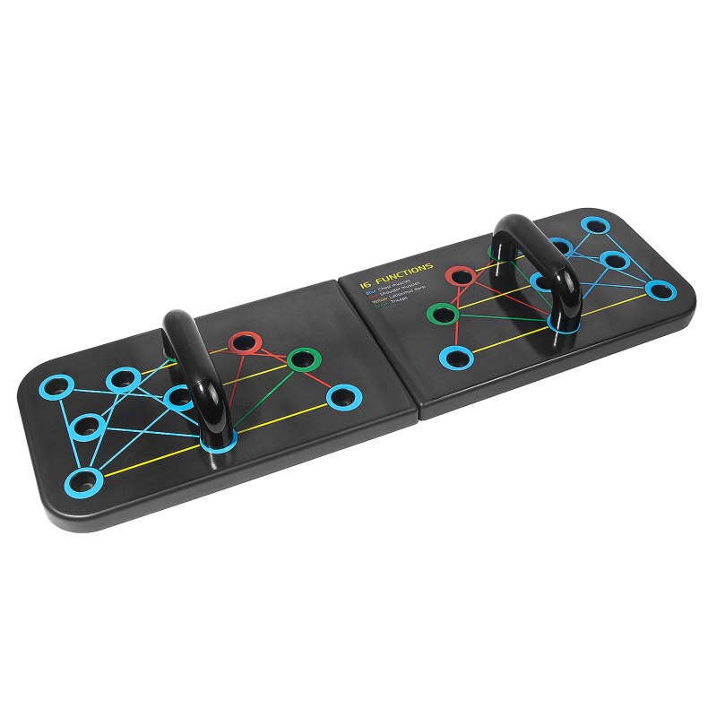 9 In 1 Push Up Board With Instruction Print Body Building Fitness Exercise Tools Men Women Push-up Stands For GYM Body Training: type 1