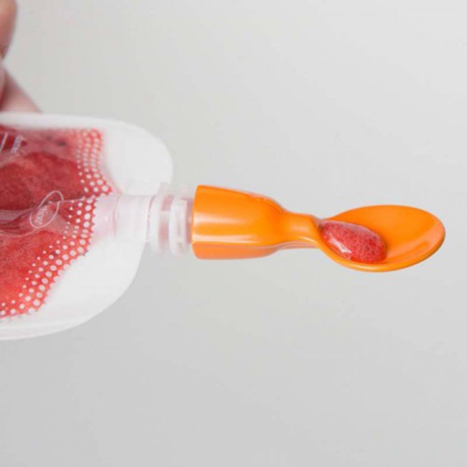 Squeeze food station hjemmelavet børnemad dispenserposer babymad maker opbevaringspakke maskine juice puré pakke foderposer