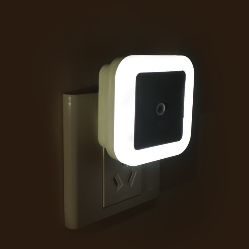 Led Nachtlampje In Plug Met Sensor Controle Baby Lamp 220V Eu Plug Stopcontact Licht Kleuren Worden Verzonden willekeurig