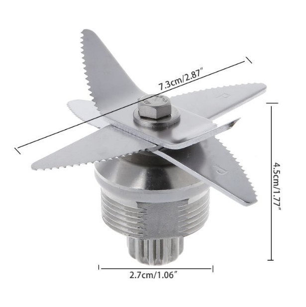 Blender Juicer Spare Parts Blade Knife Compatible with TWK TM 767 800 TWK Jtc 767 800 biolomix t5200 gastrorag b020b Kitchen Kit