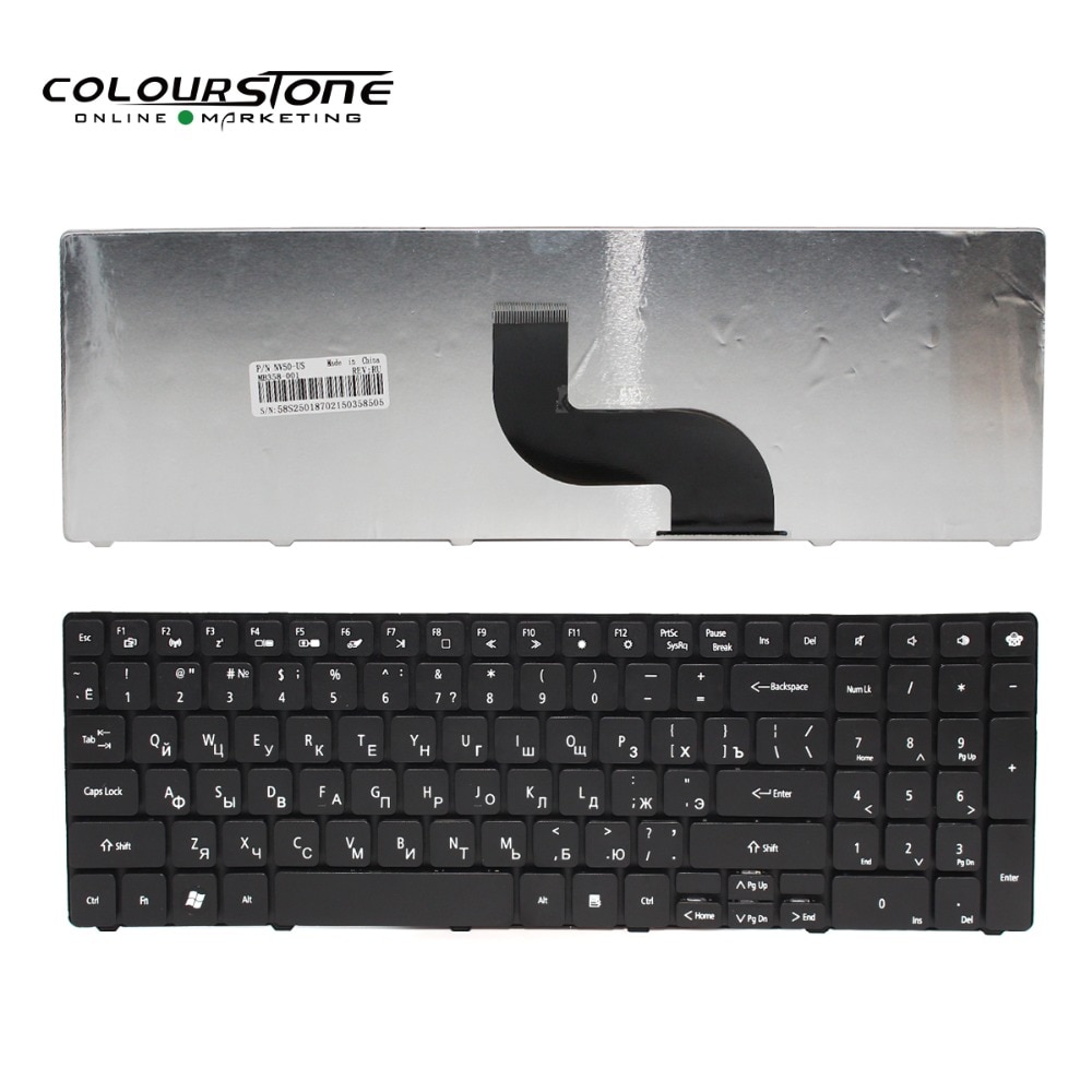 Laptop RU toetsenbord voor Packard Bell Easynote NV50 TK37 TK81 TK83 TK85 TX86 TK87 TM05 TM80 TM81 TM97 TM86 TM86 TM87 TM82 NEW91
