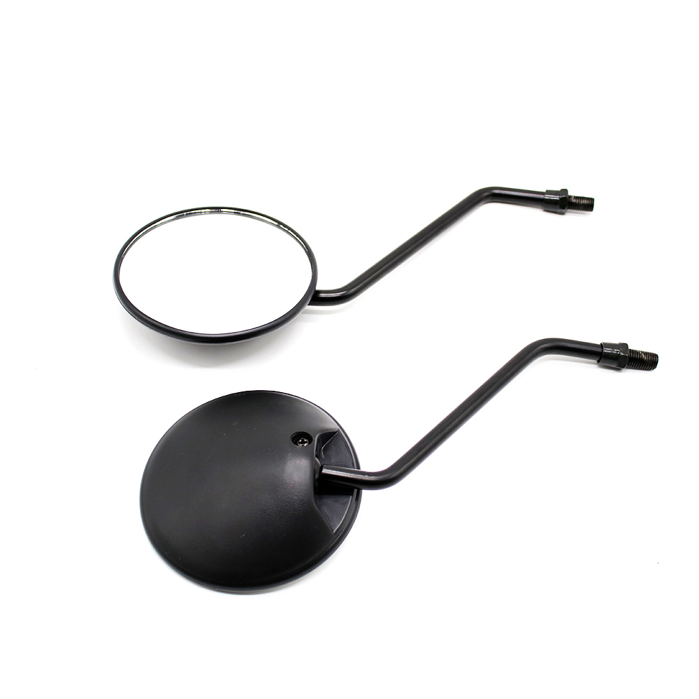Ronde Motorbike Achteruitkijkspiegel Universal Moto Achteruitkijkspiegel voor Suzuki Honda Yamaha Motorfiets Spiegel 10mm