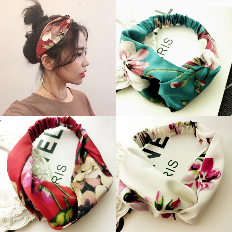 Blomst hårtilbehør dame pannebånd mor boho mamma turban hårbånd hodebånd for kvinner søte tilbehør jenter