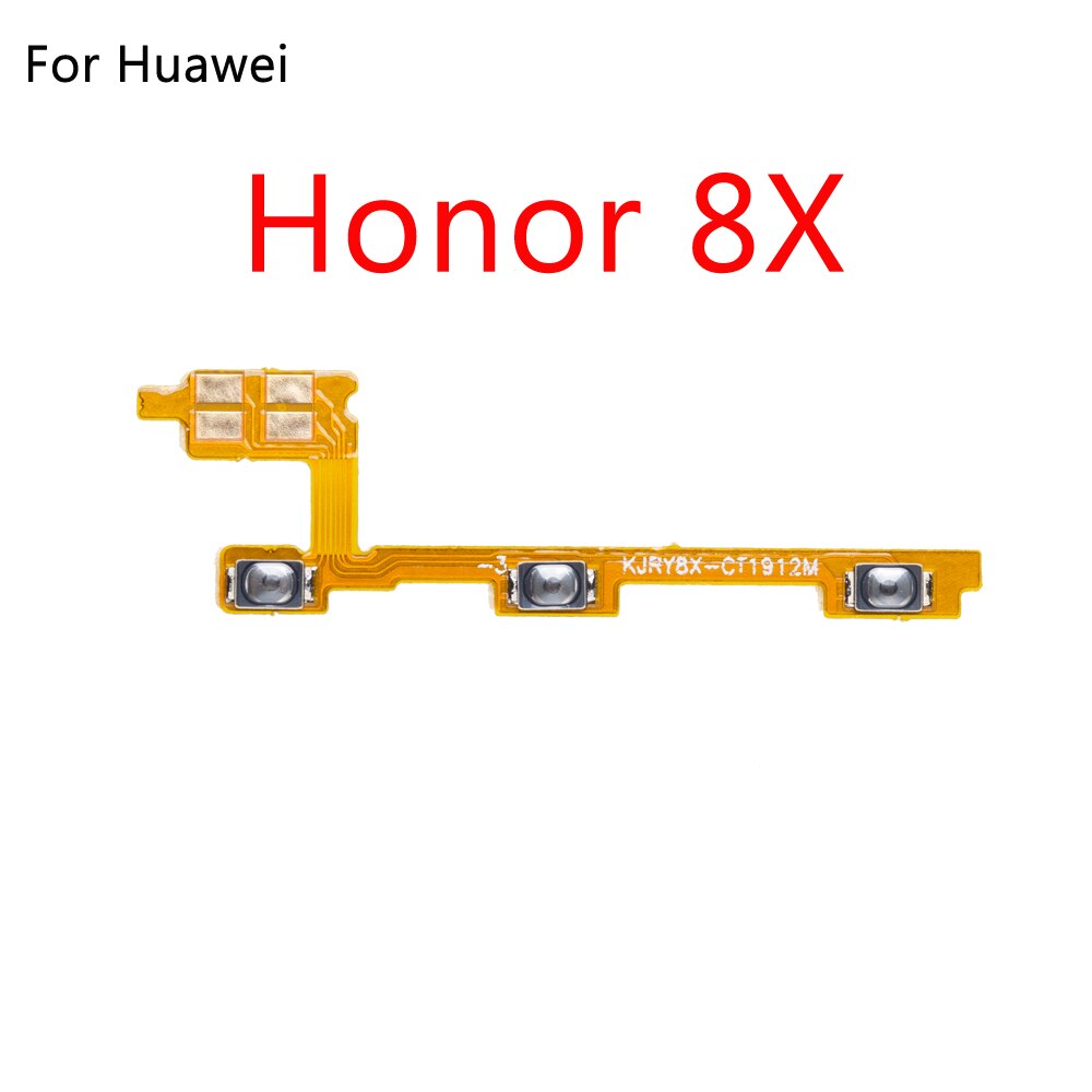 ON OFF Power Button Flex Cable Ribbon For HuaWei Honor 8 8C 9 10 Lite 8X max Mute Silence Volume Key Part: For Honor 8X