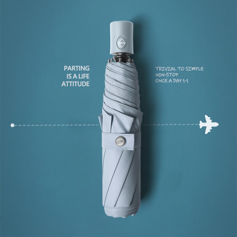 Rain and sun umbrella sunscreen vinyl shine uv female automatic folding shade upf50 + parasol umbrella beach umbrella