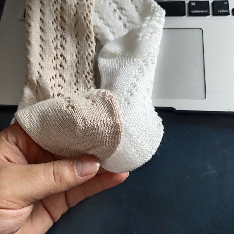 Baby Mädchen Knie Hohe Socken Königliche Prinzessin Stil Farben Mit Bogen Baby Kleinkind Lange Rohr Bogen Streifen Socken freundlicher aushöhlen Socke
