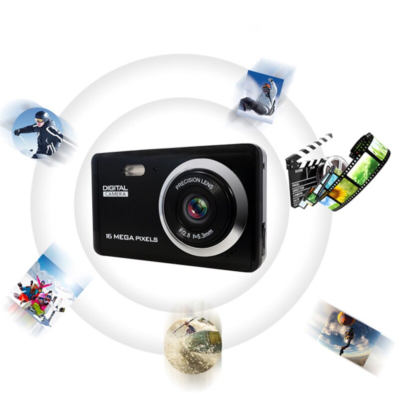 1080 p Digitale Video Camera 2.7 inch Digitale Camera TFT HD Scherm 16 MP CMOS 3.0MP Anti-shake met 4x Digitale Zoom