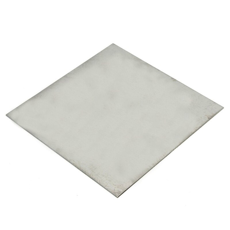 1mm x 100mm x 100mm Titanium Metal Plate Titan Platte Sheet Gr.5 Gr5 Grade 5 Ti Temperature 400-600 Degree Corrosion Resistance