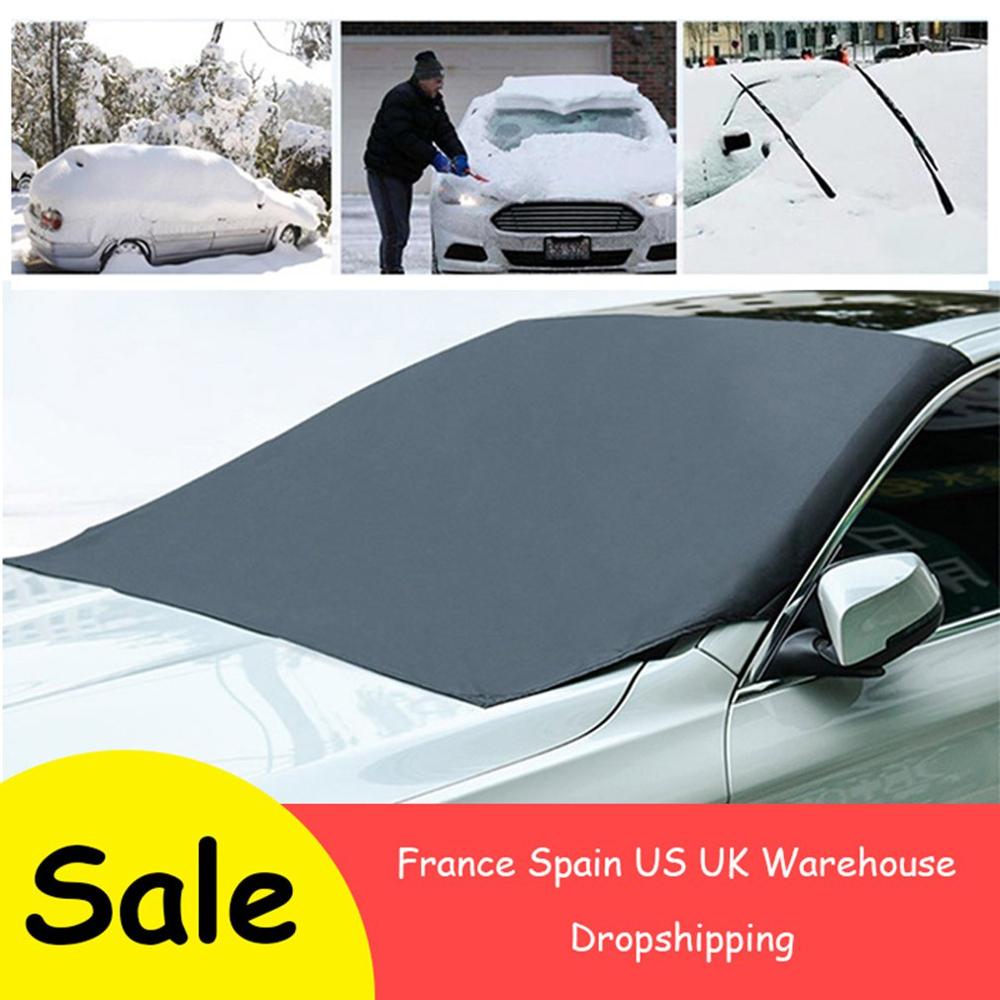 Car Front Windshield Magnet Anti-Frost Snow Anti-Freeze Cover General 210*120Cm Durable Car Accessories