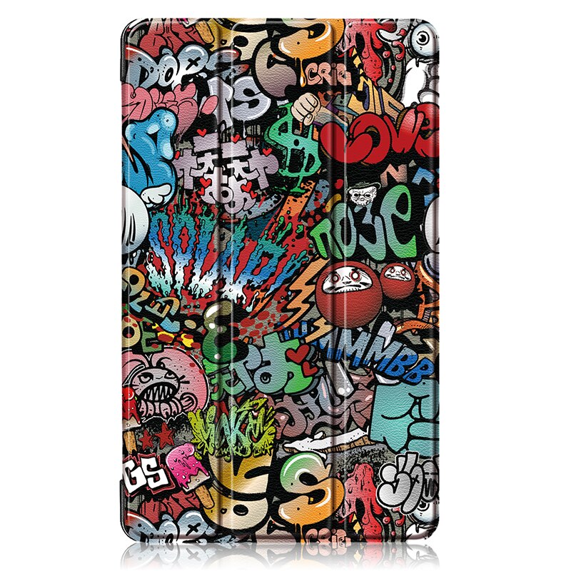 Til samsung galaxy tab  a 8.0 etui cover tablet sm -t290 sm-t295 sm-t297 ultra slim flip stativ magnetisk etui funda: Cy -t290. ty