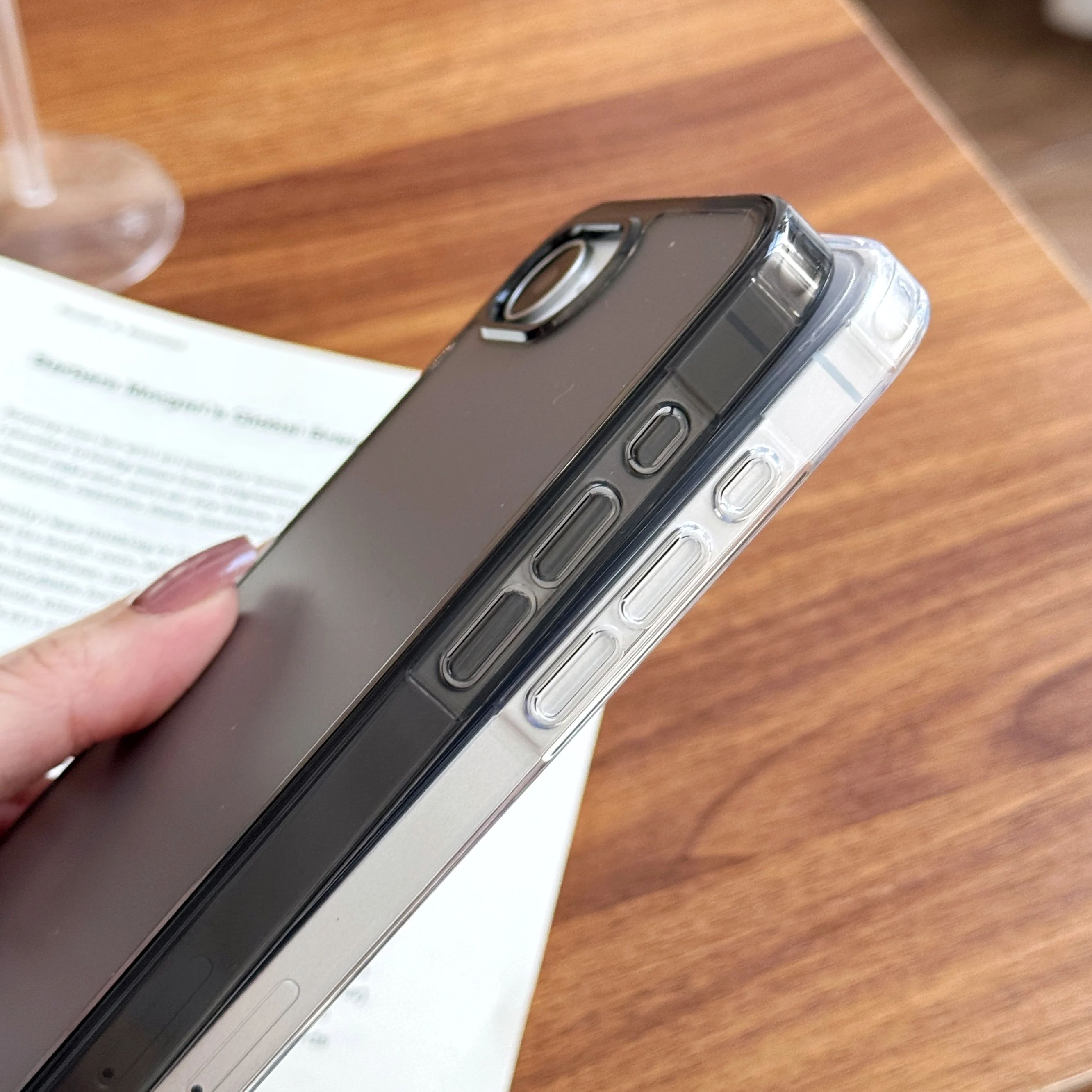 Matte Doorschijnende Siliconen Bumper Case Voor iPhone 16E 16 15 14 Plus 13 Mini 12 Pro Max Schokbestendig Ultra dunne Clear Hard Cover