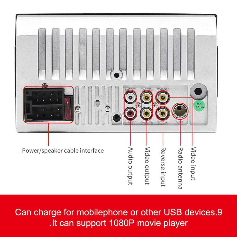7010b Car Dual-spindle 7 Inch Mp5 Player Universal Machine Mp5 Card Machine Mobile Phone Interconnection