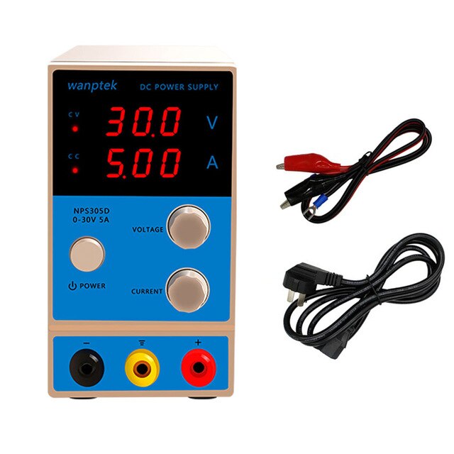 NPS 0-100V 0-10A Laboratorium bench voeding drie Digitale Display verstelbare Mini Schakelaar DC Voeding Voor telefoon reparatie
