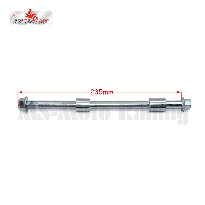 Motorcyle parts Front Rear wheel hub 12mm 190mm 210mm 225mm -260mm Axle shaft axis sleeve Fit PIT PRO Trail Dirt Bike QUAD ATV: 235mm