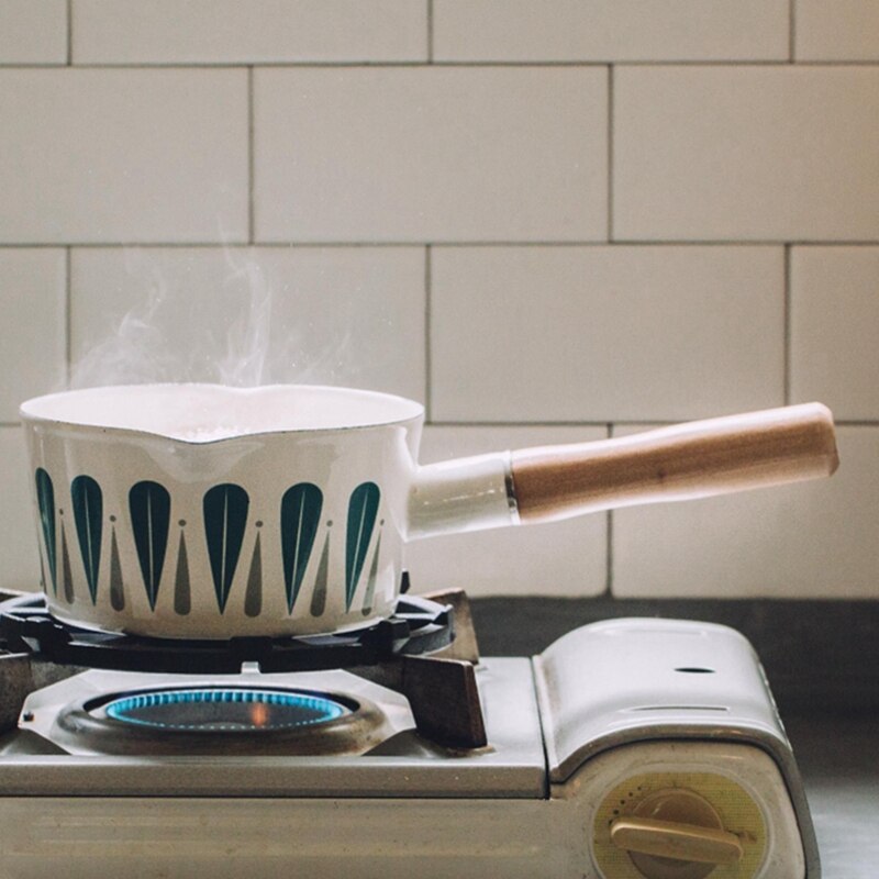 Glazen kookpot, glazen pot voor koken met dubbel handvat en deksel Glazen kookpot, glazen pot voor koken met dubbel handvat en deksel