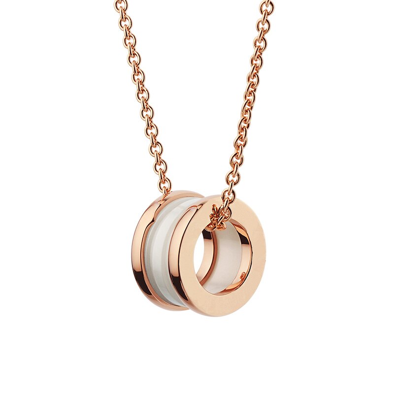 Original Brand Necklace Thin Waist Ceramic Necklace Female Spring Necklace Luxury Jewelry Christmas: E