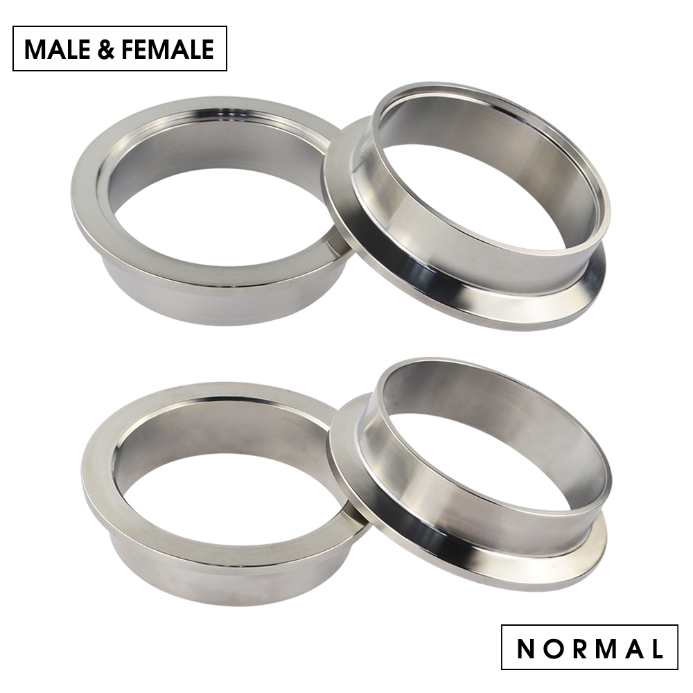 2 &quot;2.5&quot; 3 &quot;3.5&quot; 4 &quot;Rvs Auto V-Band Mannelijke Vrouwelijke Uitlaat Flens vband Klemmen V Band Klem Kit 1.5 2.5 3 Inch Clip