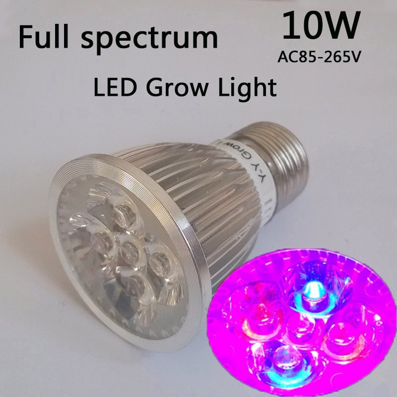 Volledige Spectrum LED Kweeklampen 10 w E27 3 Red & 2 Blauwe led lampen voor planten In Hydrocultuur Systeem snelle En groeien tent
