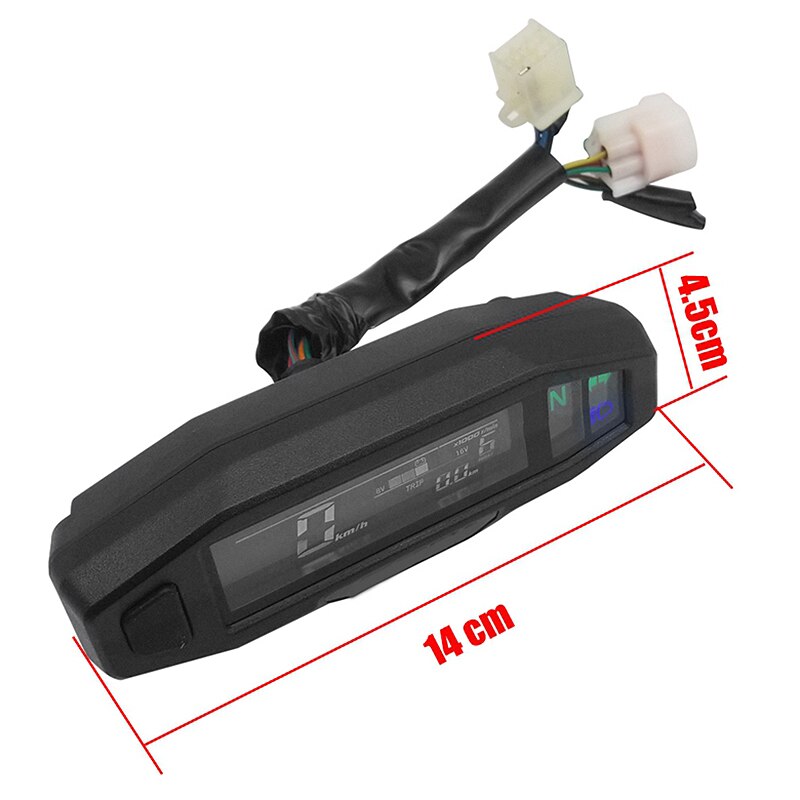 Odomètre numérique LCD pour moto, Injection électrique et carburateur, compteur de vitesse pour KR200 russe