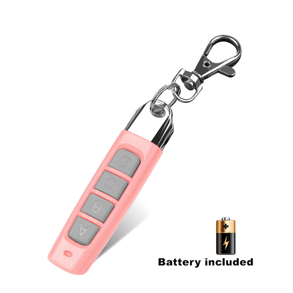 433MHZ Remote Control 4 CH Garage Gate Door Opener Remote Control Duplicator Clone Learning Rolling Auto Code Car Key 433.92mhz: GRAY