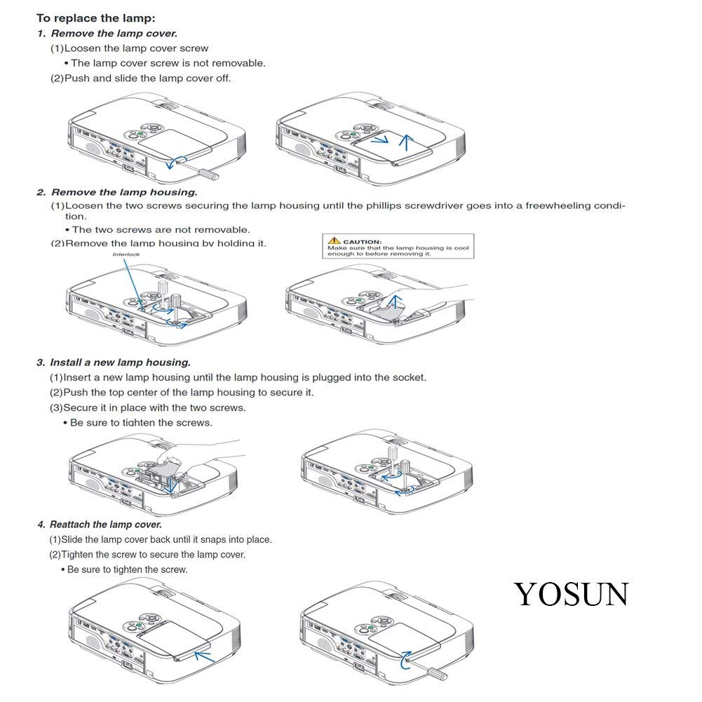 NP07LP NP14LP NP15LP NP16LP NP17LP NSHA230W Replacement Projector bare Lamp for NEC Projectors