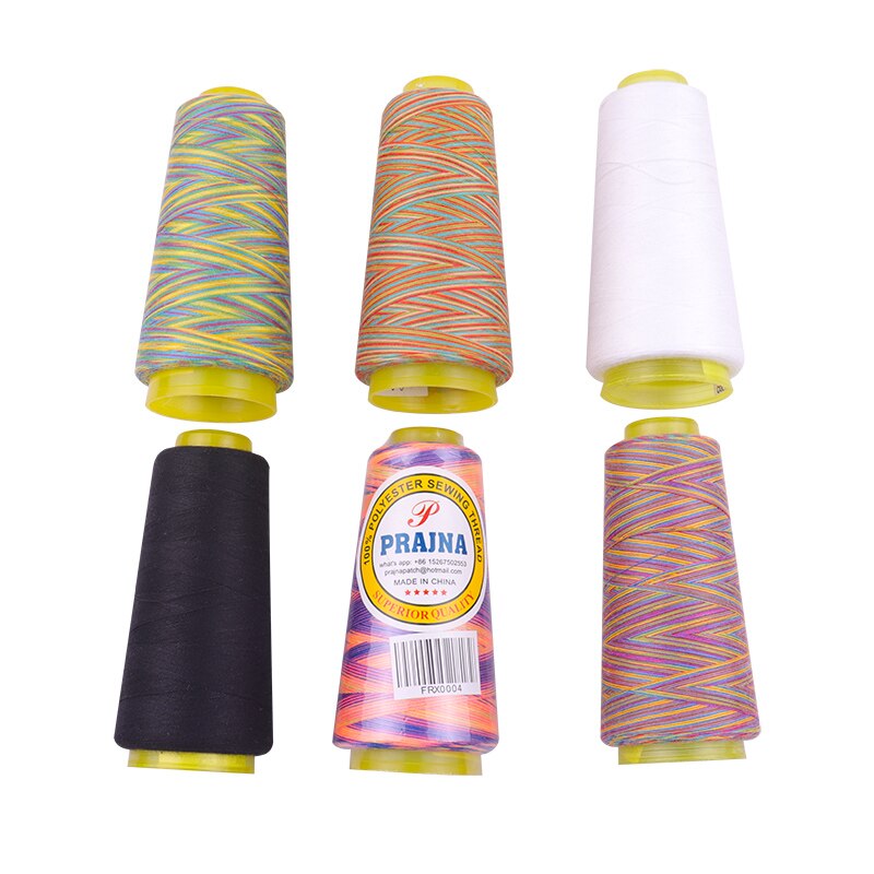 Gradient Color Polyester Sewing Thread Sewing Supplies High Tenacity Cotton Machine Overlock Sewing Accessories DIY