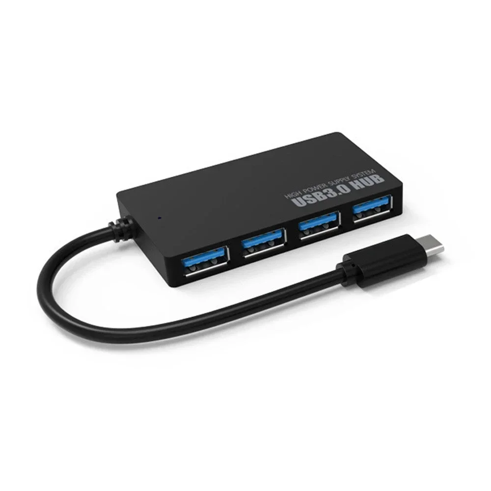 Adaptateur Hub USB 3.0 haute vitesse, 4 Ports, séparateur de câble de données, extenseur, prise en charge de plusieurs systèmes, adaptateur Multi USB Plug and Play
