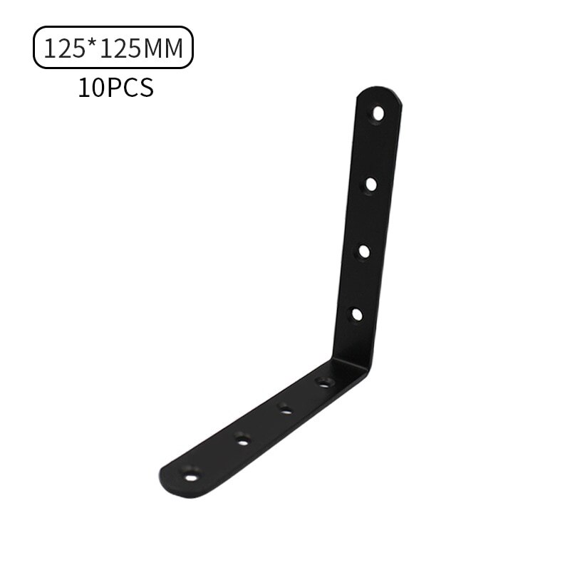 90 Angle L Shaped Shelf Bracket L Bracket Corner Code Wall Mount: 12.5x12.5cm