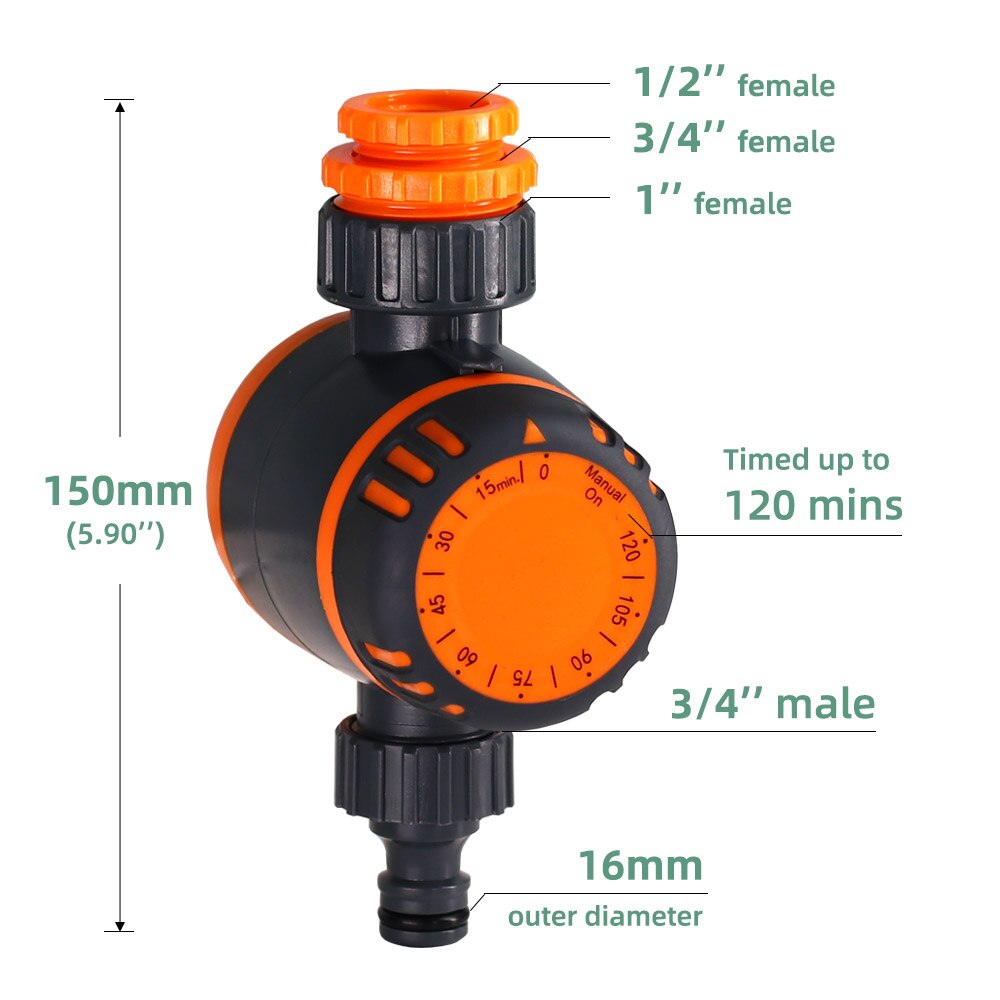 Drip Watering Timer Automatische Irrigatie Controller Intelligente Thuis Mechanische Water Timer Voor Greenhouse Slang Tuingereedschap