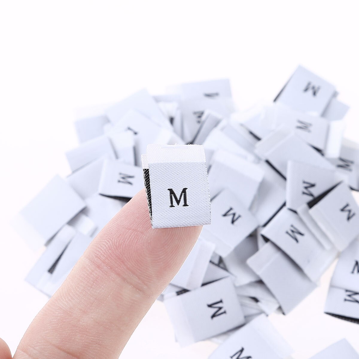 400-Pack S/M/L/Xl Spot Kleding Labels Polyester Geweven Size Tags Labels Thuis Textiel producten Code