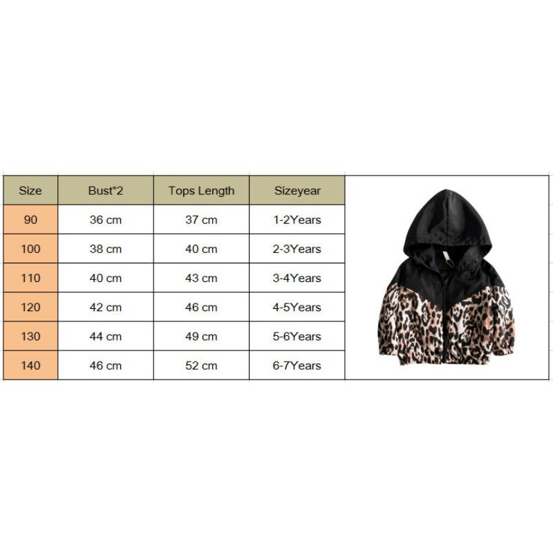 Chaqueta Cárdigan para bebés y niñas Primavera otoño abrigos de leopardo cazadora para niños Patchwork con capucha ropa de abrigo para chico